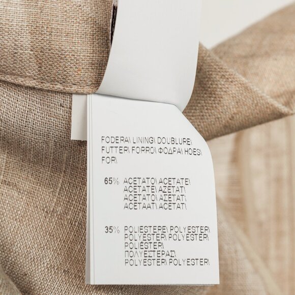 Brunello Cucinelli SS/24 Natural Ramage Floral-Print Linen Slouchy Trousers - Picture 11 of 13